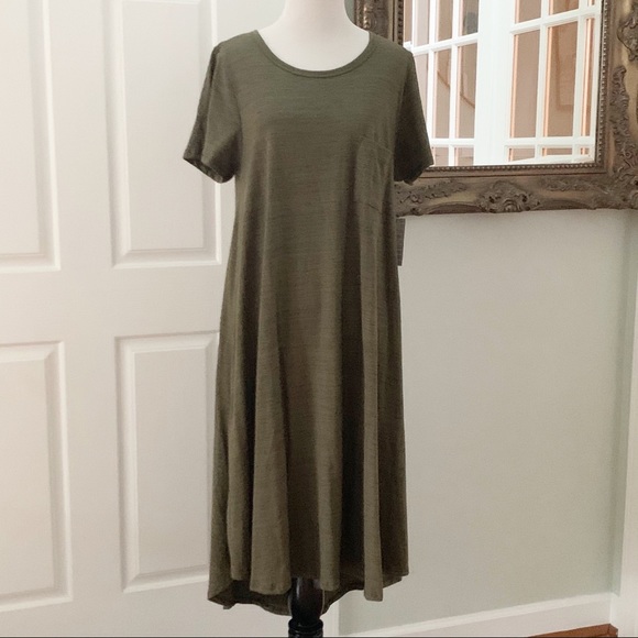 LuLaRoe Dresses & Skirts - Lularoe Olive Carly High Low Dress Size M